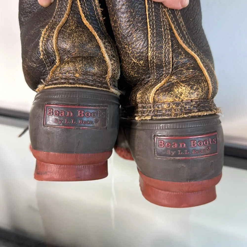 Vintage L.L. Bean shearling Lined 8” Boots size Women 10-10 1/2